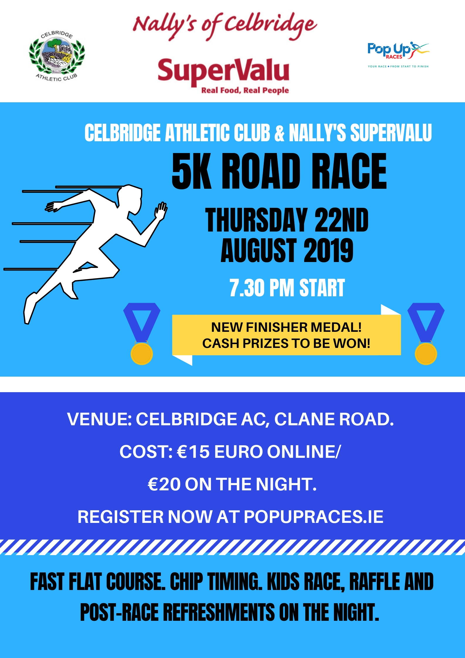 Celbridge AC 5k Road Race 2019 - Pop Up Races