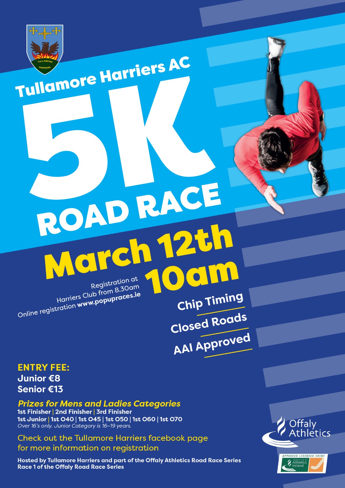 Tullamore Harriers 5k 2023 - Pop Up Races